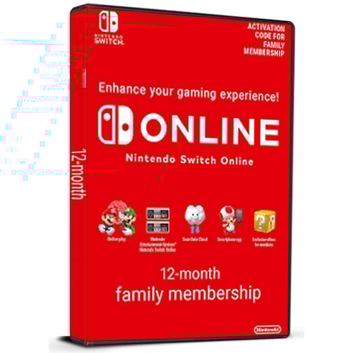 buy Nintendo Switch 365 Days Family Online Membership Cd Key NINTENDO SWITCH Europe